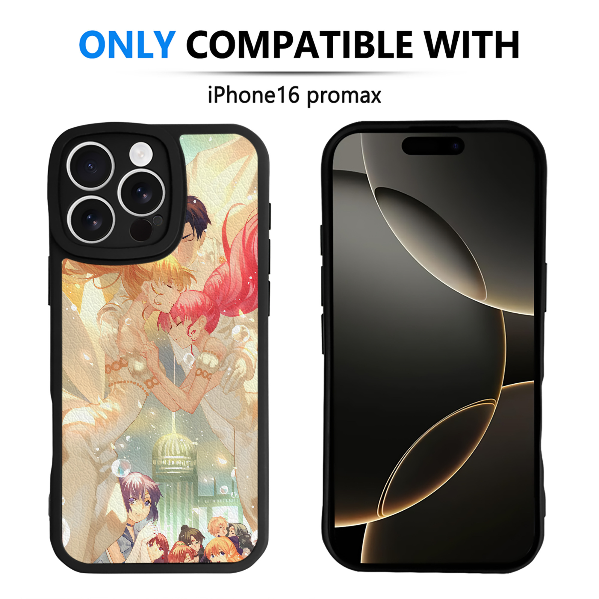 （画像用） 美少女戦士セーラームーン Sailor Moon 【iPhone 16シリーズ対応】シリコンスマホケース（レザー調） 材質：シリコン